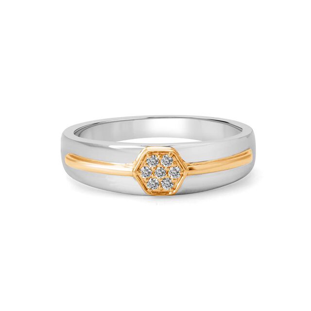 Tanishq Platinum Finger Ring 2