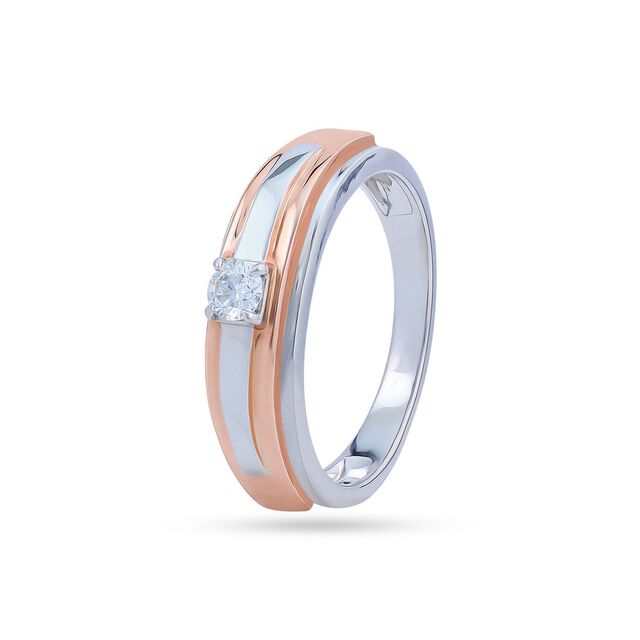Tanishq Platinum Finger Ring for Men