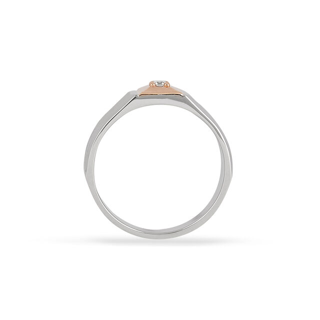 Tanishq Platinum Diamond Finger Ring for Men 4
