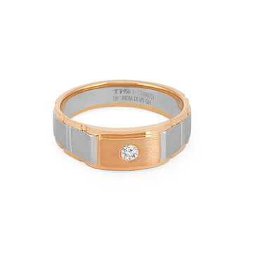 Tanishq Platinum Diamond Finger Ring for Women