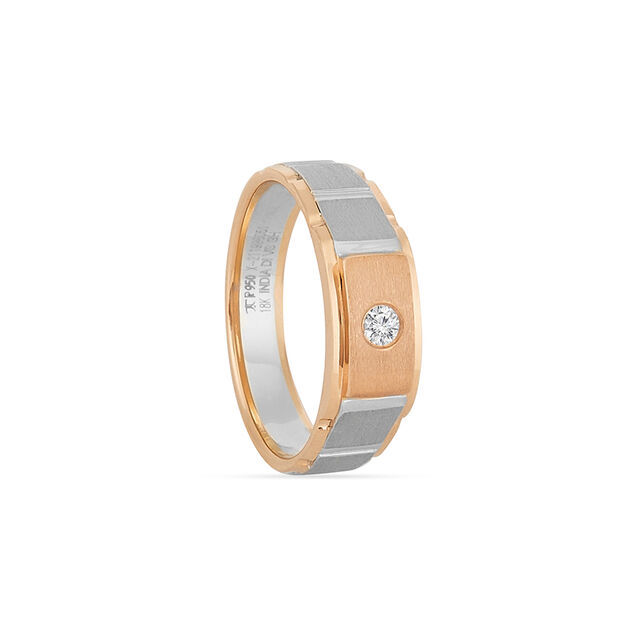 Tanishq Platinum Diamond Finger Ring for Women 3