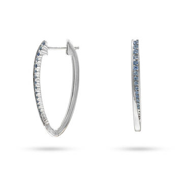 Oval Hoop Earrings