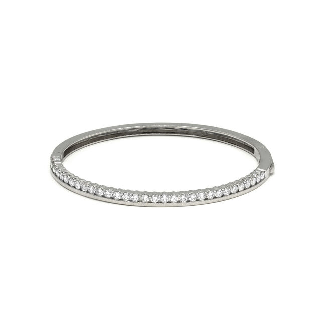 Essence White Gold Bangles 2