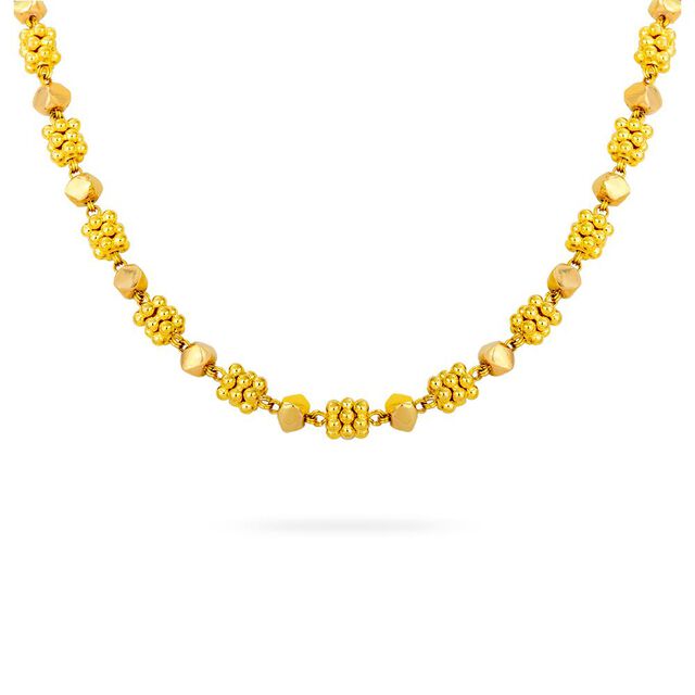 Floral Cascade Gold Chain