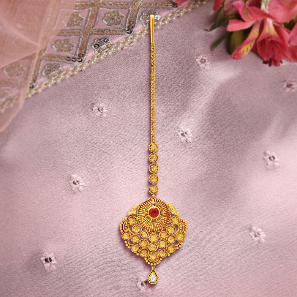 Tanishq gold maang tikka designs with price top