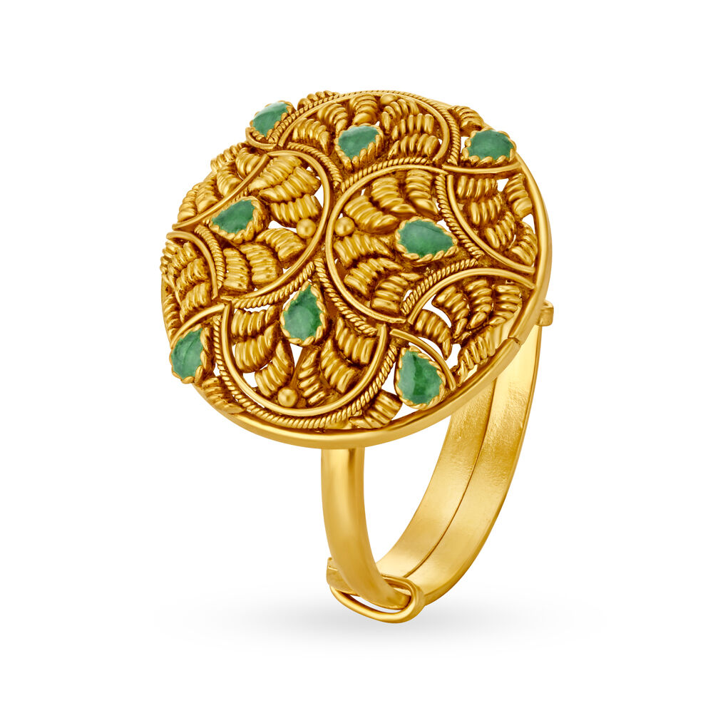 Gold clearance statement ring
