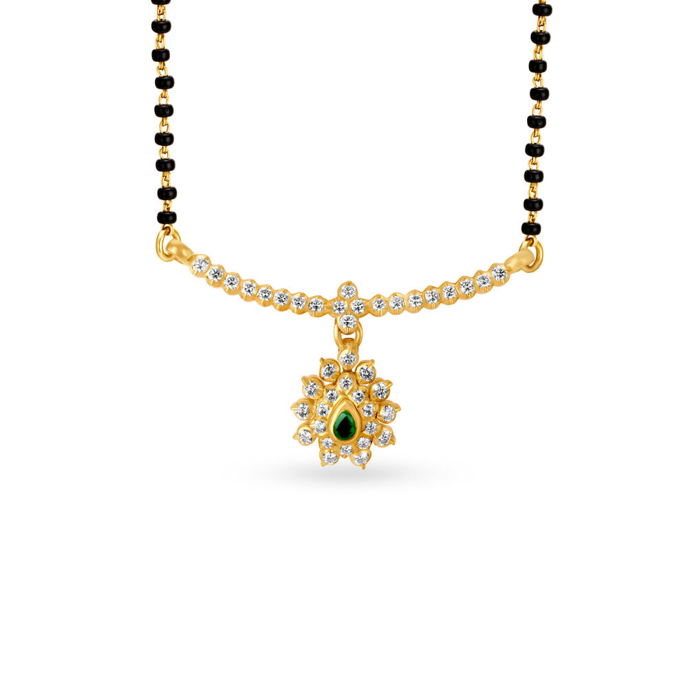 Tanishq mangalsutra designs in gold with price hot sale