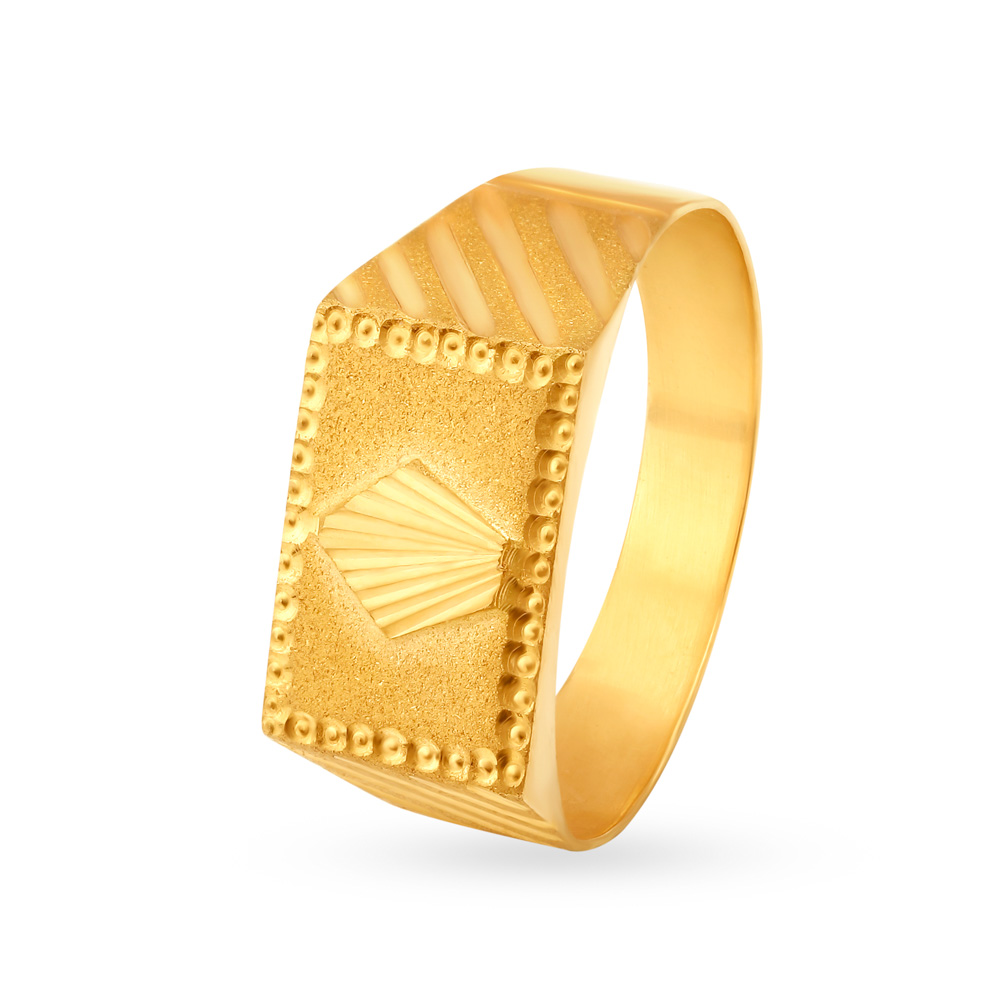 Gents gold ring design deals