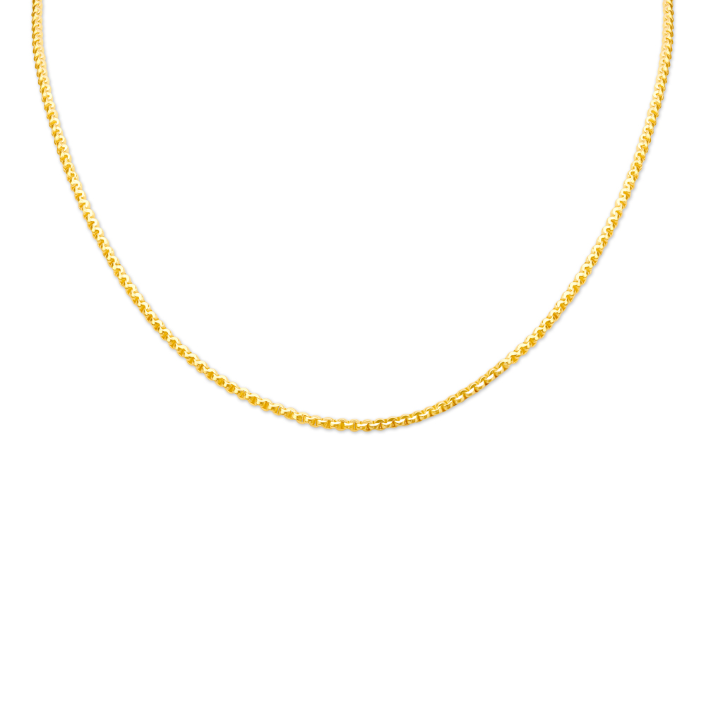 Buy Luminous Gold Chain at Best Price | Tanishq UAE