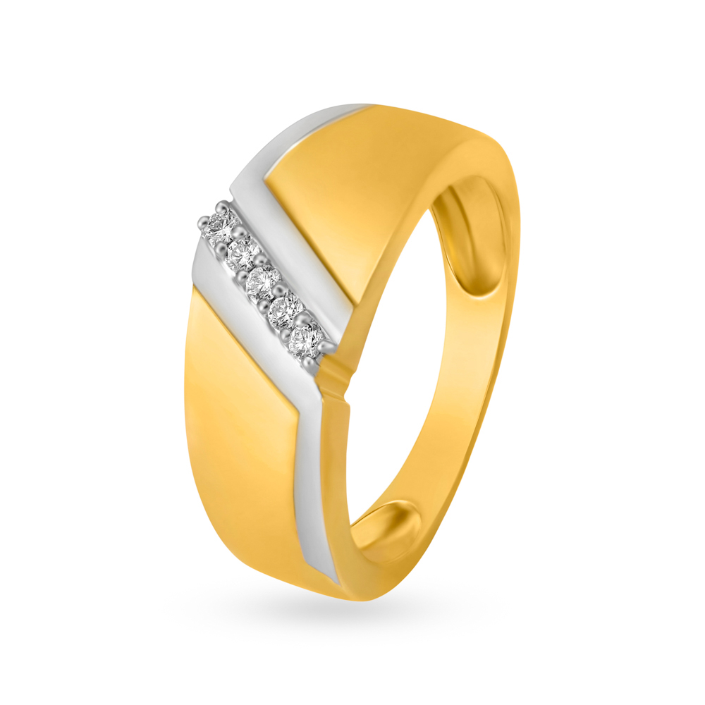 Elegant Stunning Gold Ring for Men