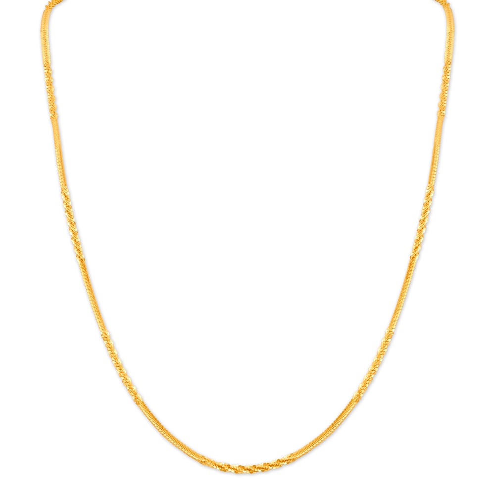 Buy Splendid Gold Chain at Best Price | Tanishq UAE
