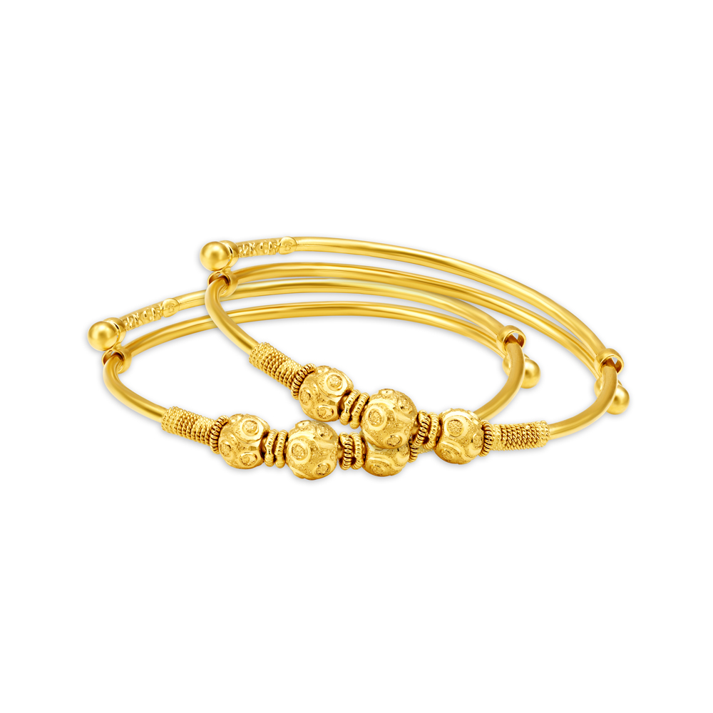 Buy Stunning Gold Bangles at Best Price Tanishq UAE