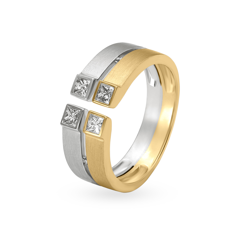 Bold Clean Diamond Ring for Men