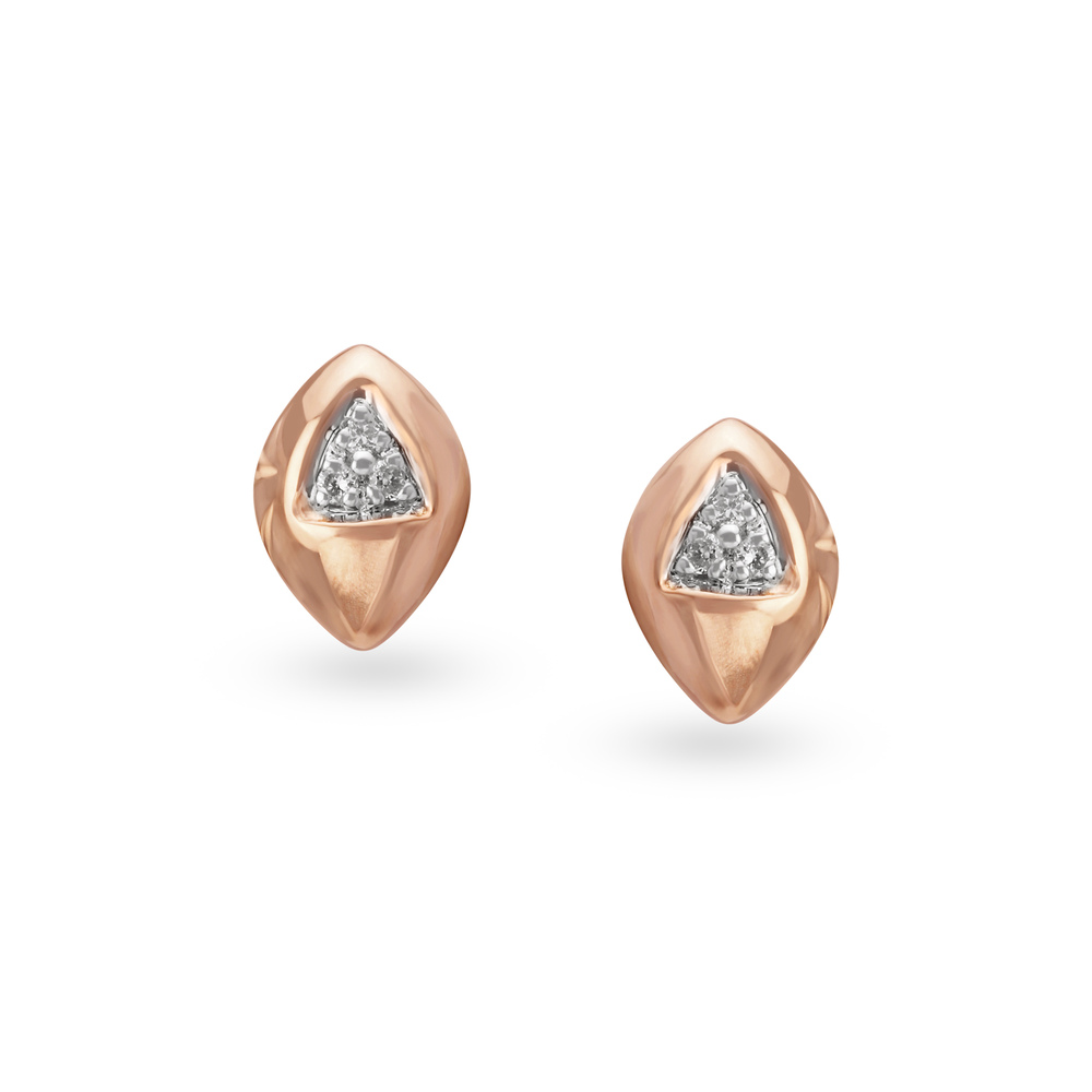 Buy Mia by Tanishq 18KT Yellow Gold Diamond Stud Earrings at Best Price ...