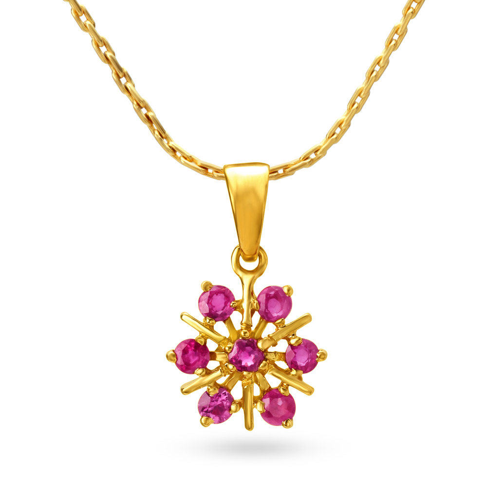 Ruby on sale pendant necklace