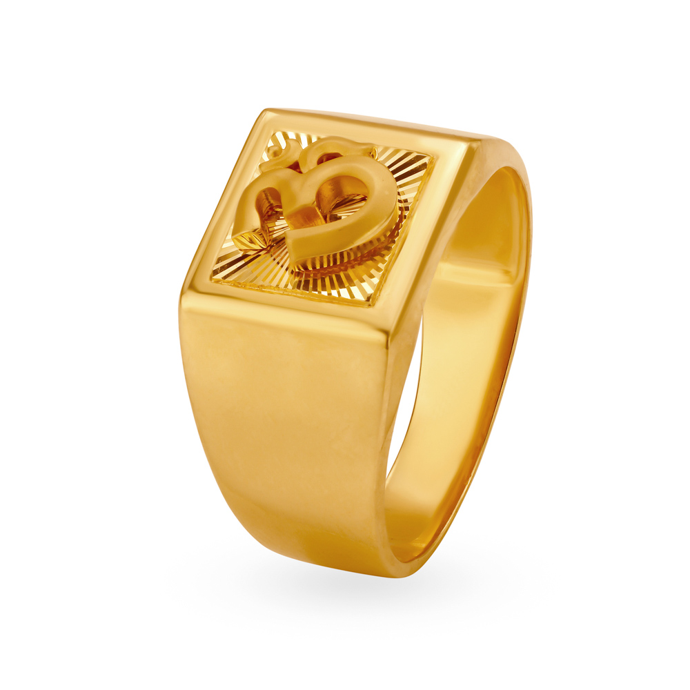Tanishq Gold Gents Latest Ring Design 22k Gold Tanishq Gold Ring