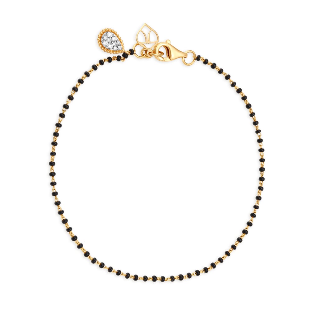 Buy Kavita Mangalsutra Bracelet studded with Diamonds at Best Price Tanishq UAE