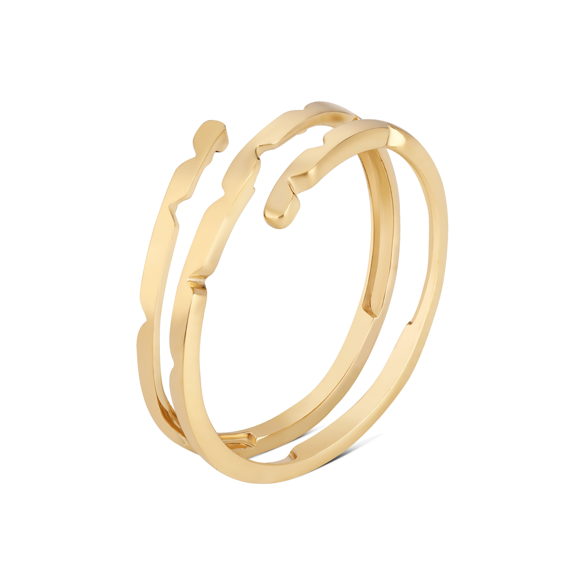 Buy Mia Multitaskers by Tanishq 18KT Yellow Gold Finger Ring with ...