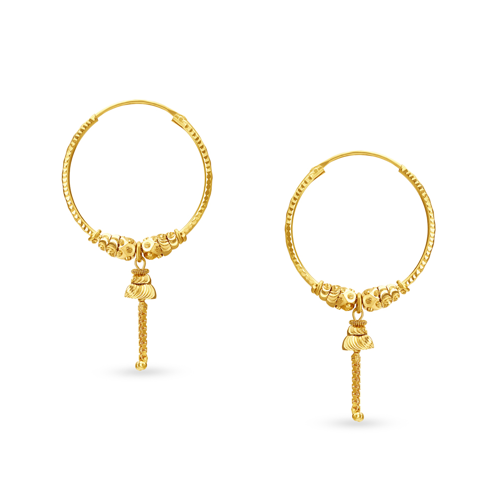 Tanishq gold bali with price store