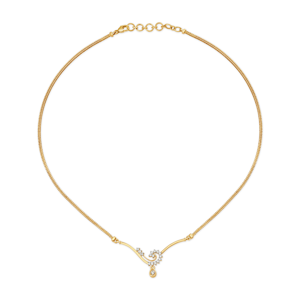 Tanishq sales dainty necklace