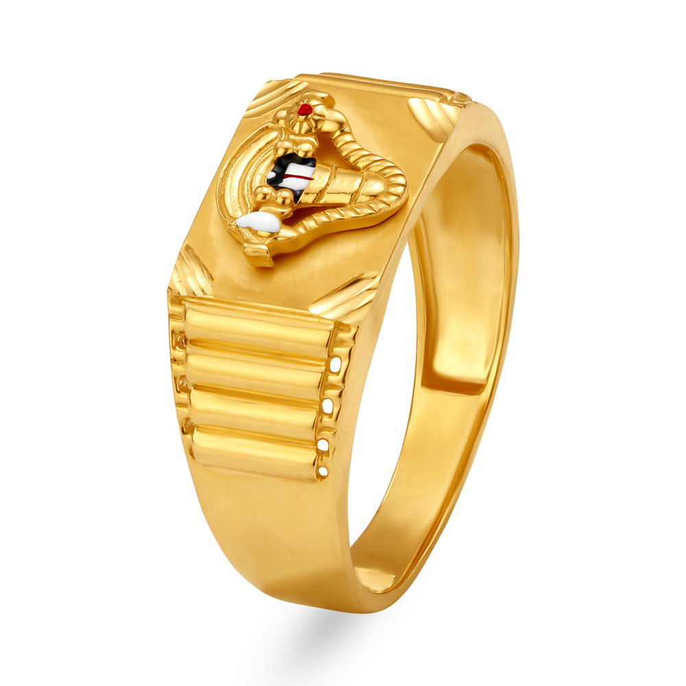 Buy 22Kt Tirupati Balaji Gold Ring For Men 97VL7884 Online from Vaibhav  Jewellers