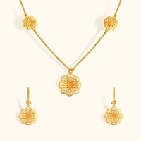 Gold Necklace Set